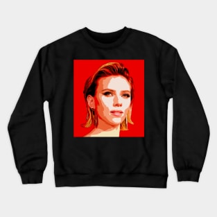 scarlett johansson Crewneck Sweatshirt